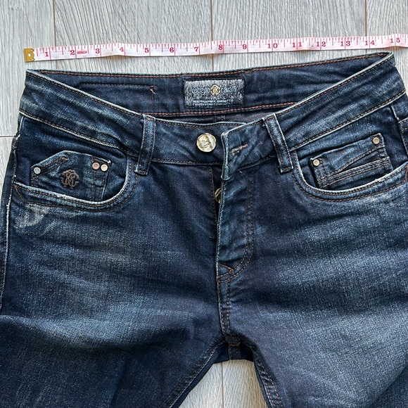 Roberto Cavalli straight slightly flared dark wash jeans - Picture 4 of 7